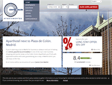 Tablet Screenshot of apartahotel-centro-colon.es